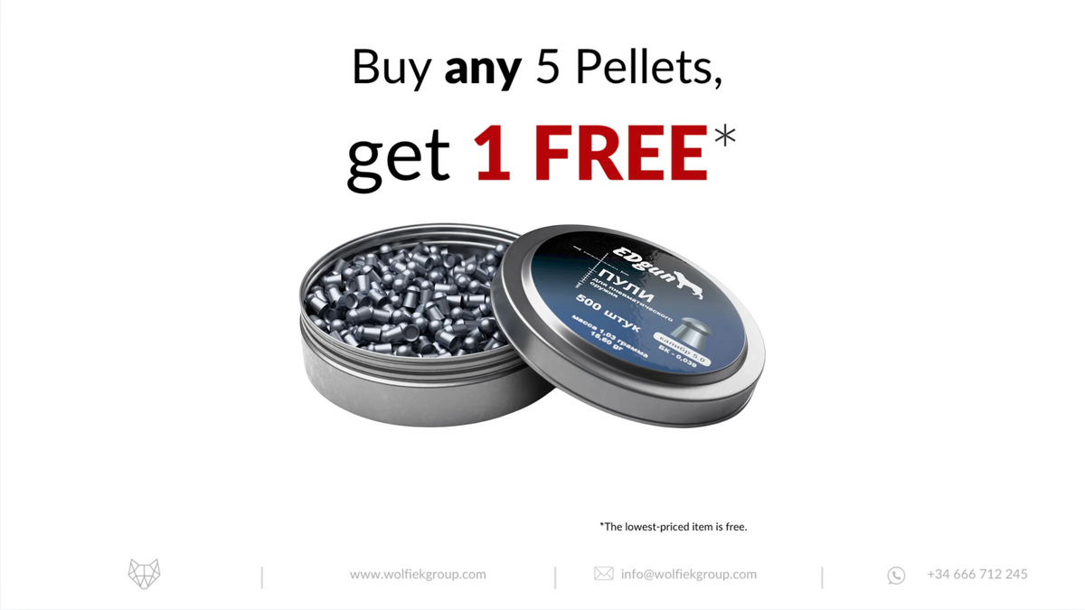 EDgun Premium Pellets · Cal .20 (5,08mm) · Weight 1,03g (15,60gr)