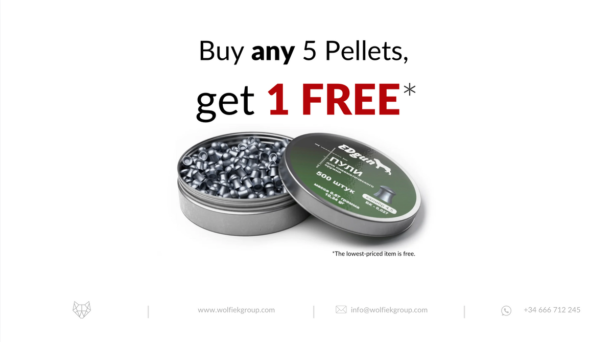 EDgun Premium Pellets · Cal .177 (4,52mm) · Weight 0,67g (10,34gr)