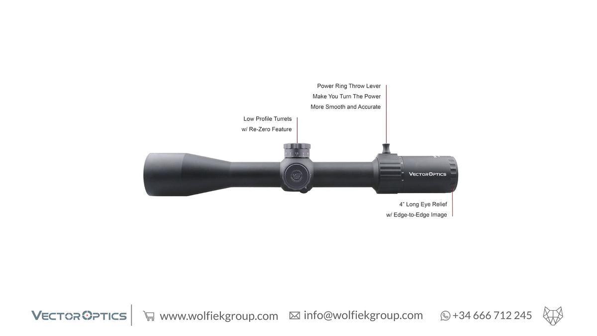 Vector optics scope 4-16x44 characteristics